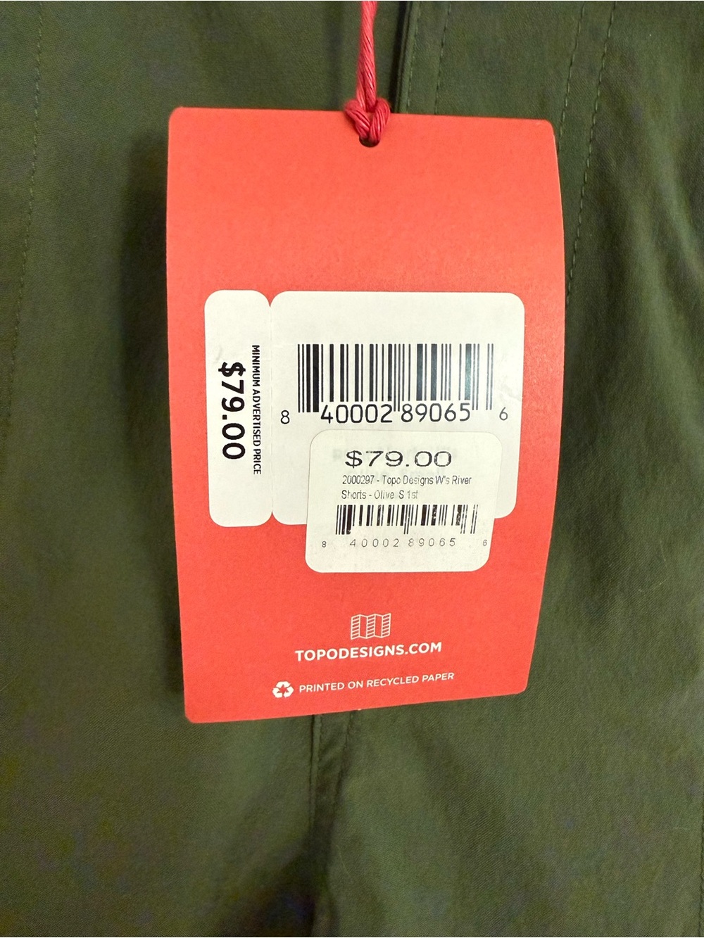 Topo Designs River Shorts (NWT) Size S - Picture 7 of 8